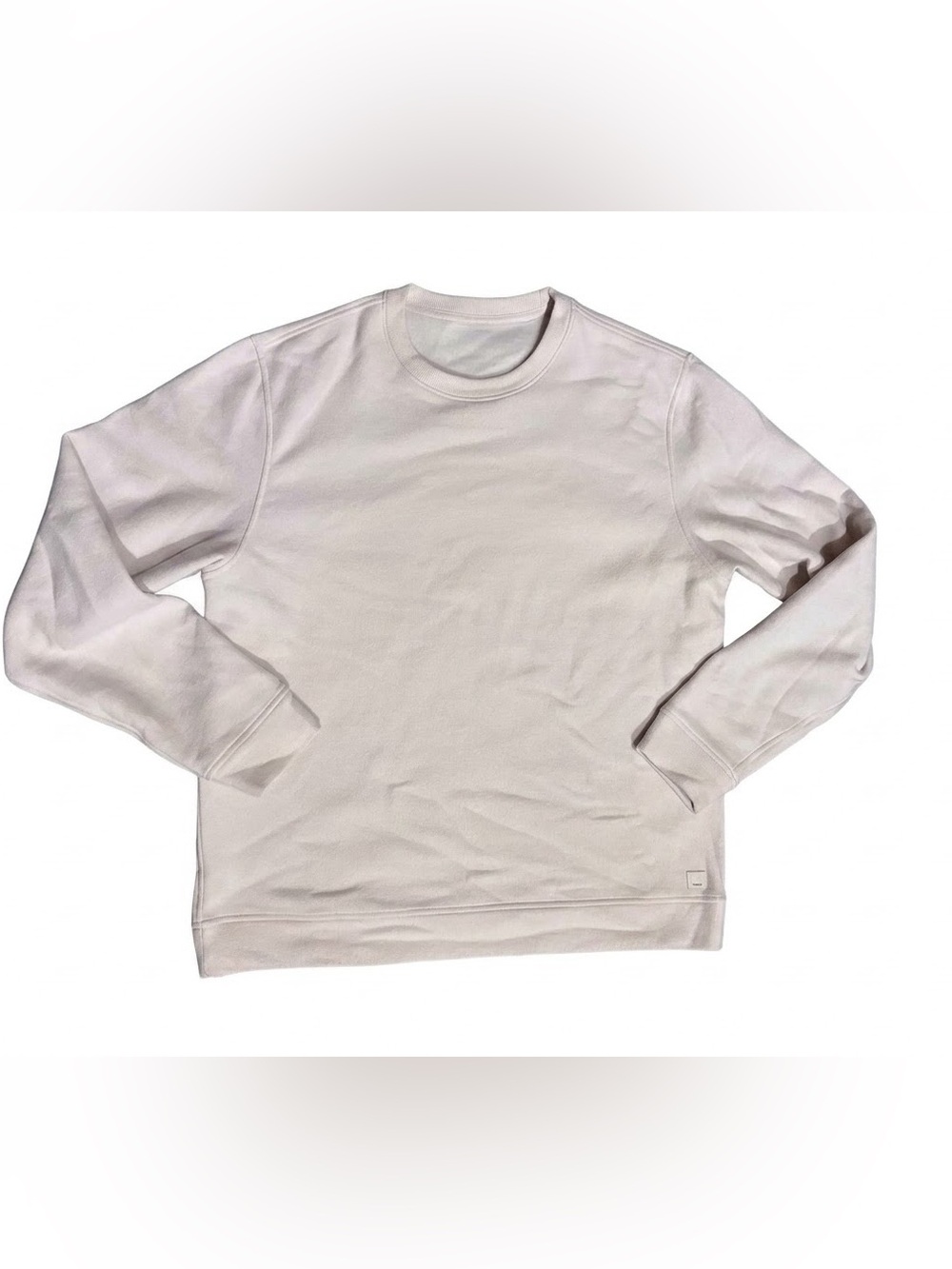 Vuori Men’s Ivory Crew Sweatshirt Size L